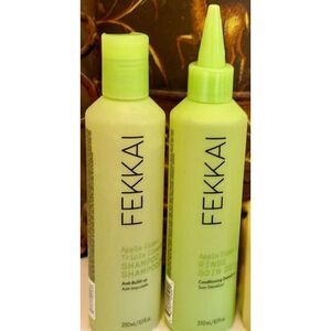 FEKKAI - NWT 2-Piece Apple Cider Detox Hair Duo - Shampoo & Detangler Rinse